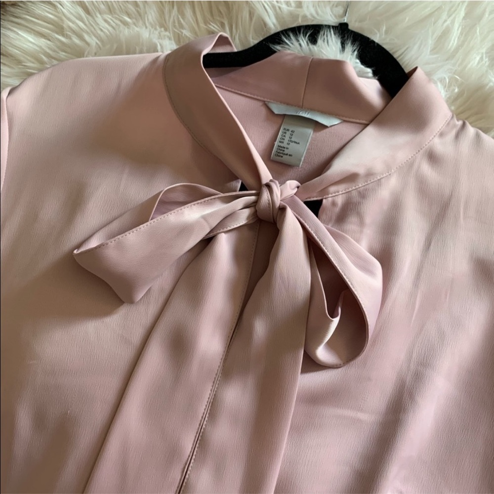 H&M Baby Pink Bow Dress - Picture 5 of 7